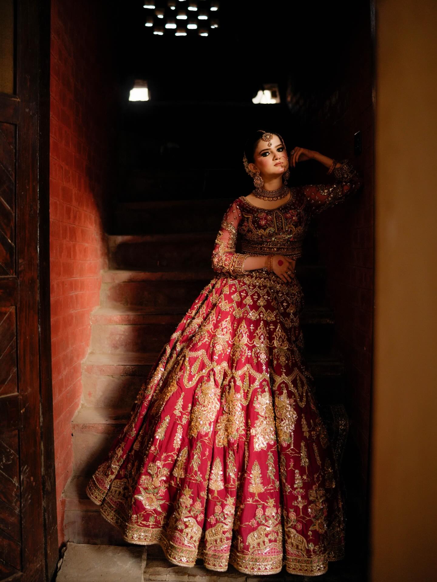 MNR NAZNEEN NIGARBANO CHOLI DRESS-MNR50