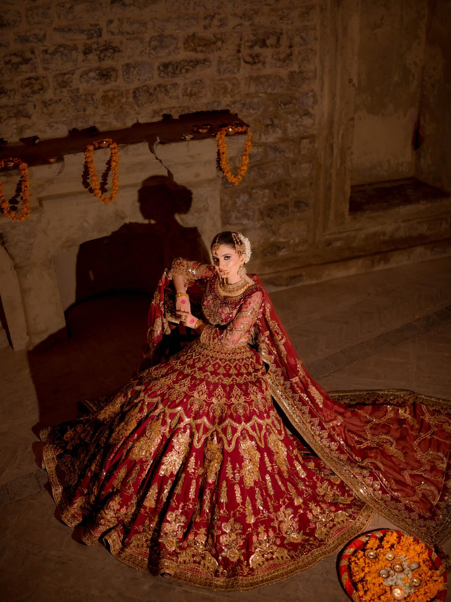 MNR NAZNEEN NIGARBANO CHOLI DRESS-MNR50