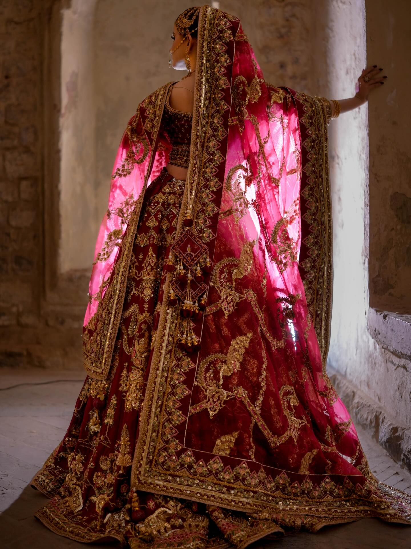 MNR NAZNEEN NIGARBANO CHOLI DRESS-MNR50