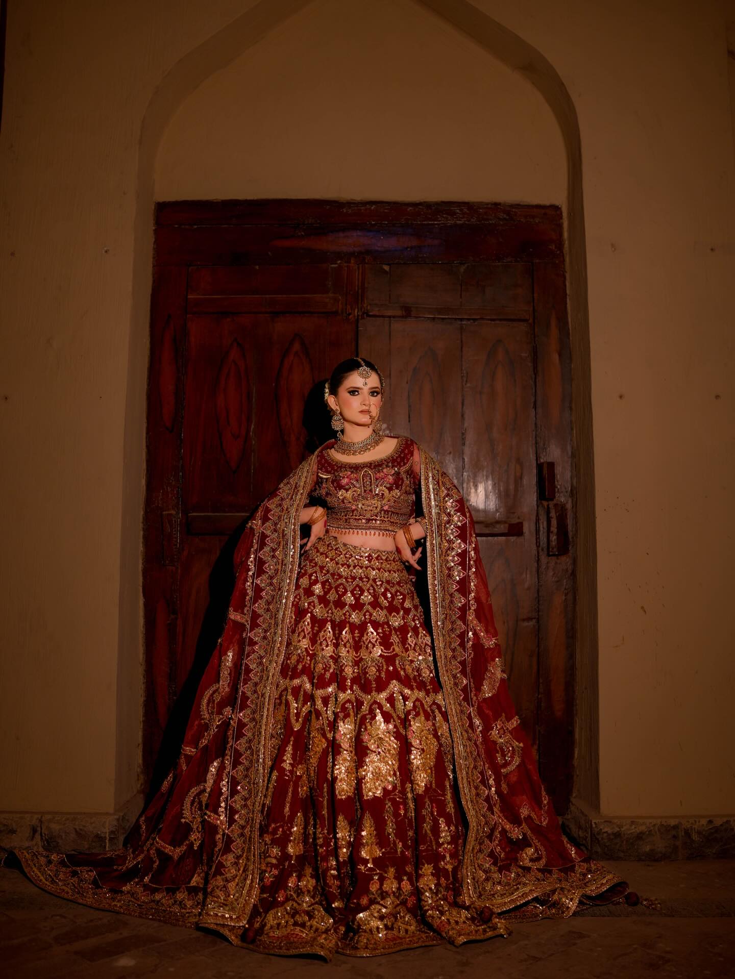 MNR NAZNEEN NIGARBANO CHOLI DRESS-MNR50