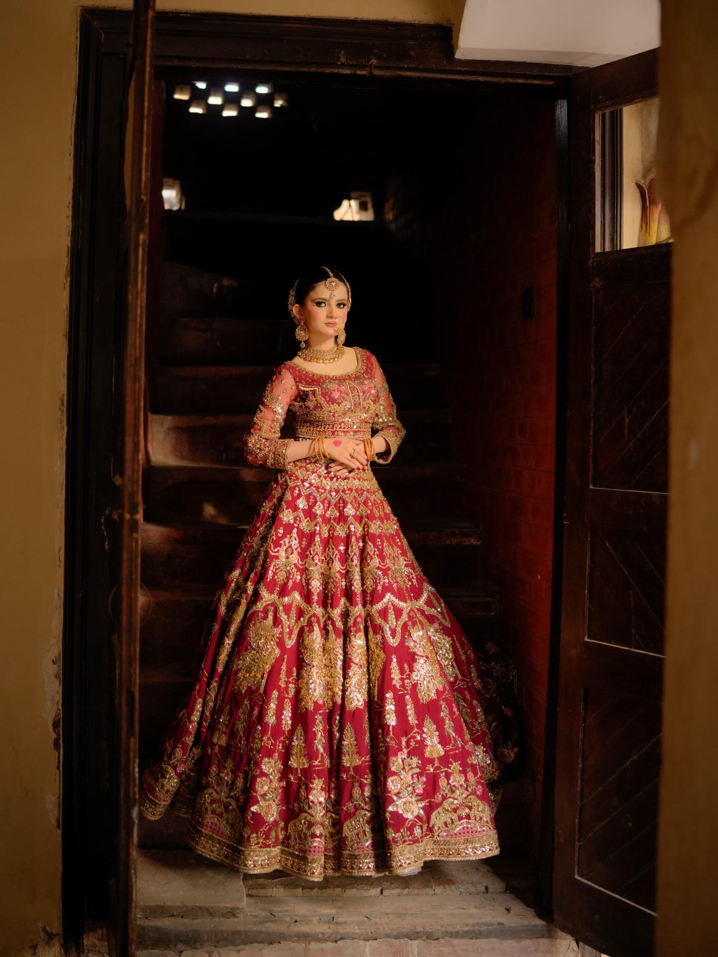 MNR NAZNEEN NIGARBANO CHOLI DRESS-MNR50