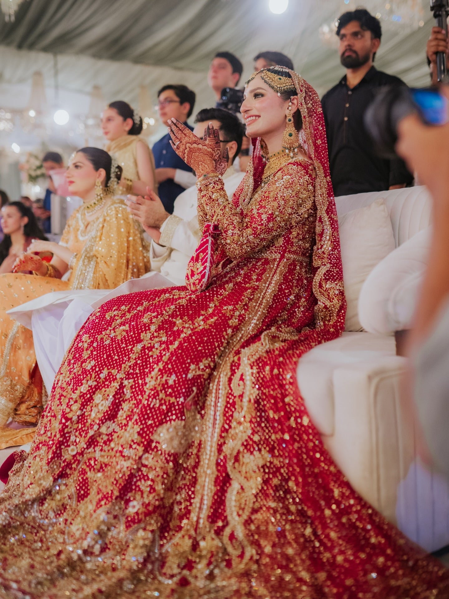 SANIA MASKATIYA FARSHI MAROON BARAT DRESS